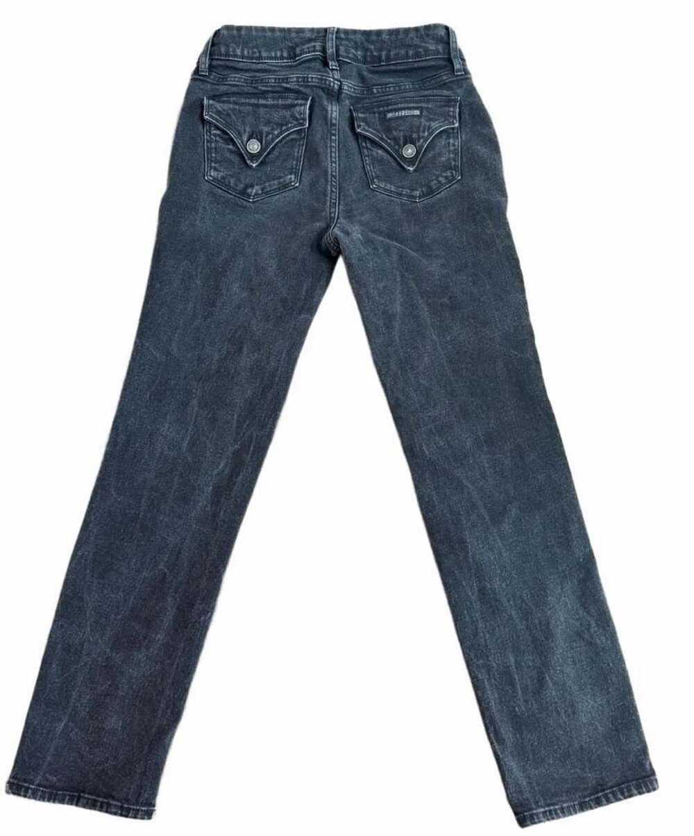 Hudson Los Angeles Black Flap Pocket Stretch Denim Jeans Size 4